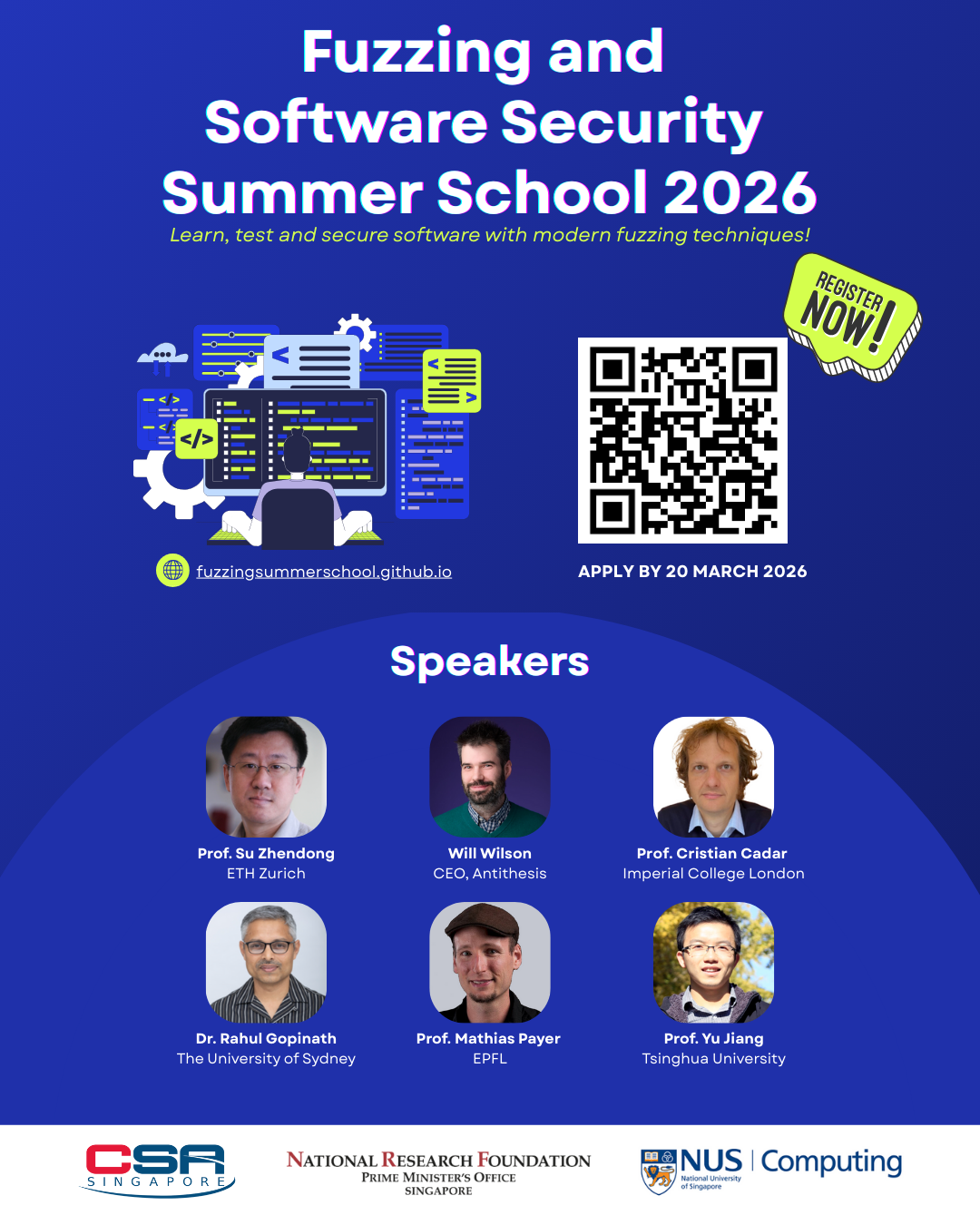 Fuzzing Summer School 2026 Poster